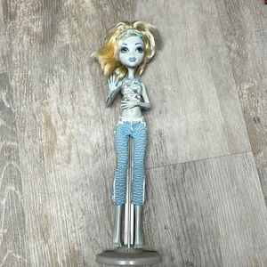 Monster High Dead Tired Hydration Station Lagoona Blue Doll with Stand